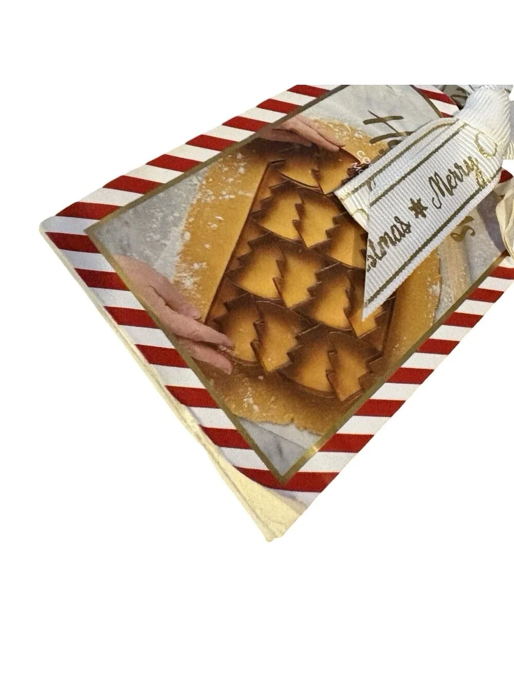 Christmas Press Cookie Cutter, Christmas Tree Shapes On One Sheet  Tray NWT